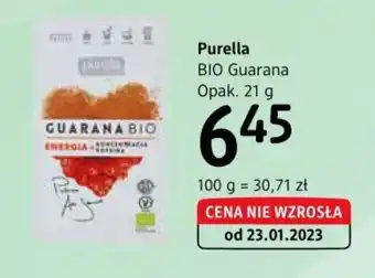 dm drogerie markt Purella BIO Guarana, 21 g oferta