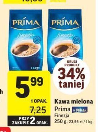 Intermarche Kawa mielona Prima Finezja 250g oferta
