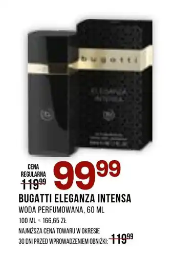 Drogerie Natura BUGATTI ELEGANZA INTENSA WODA PERFUMOWANA, 60 ml oferta