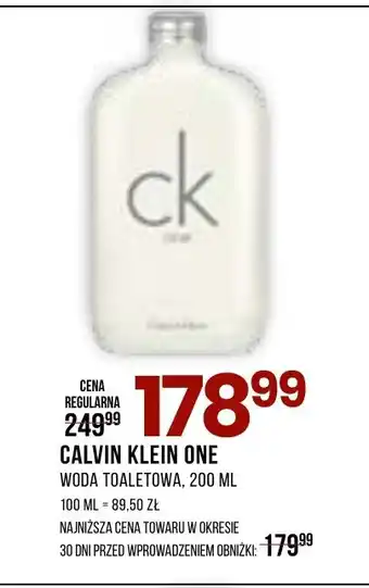 Drogerie Natura CALVIN KLEIN ONE WODA TOALETOWA, 200 ml oferta