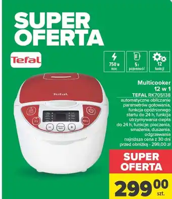 Carrefour Multicooker Tefal oferta