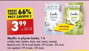Biedronka Mydło w płynie Linda, 1 l oferta