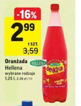 Intermarche Oranżada Hellena 1,25l oferta