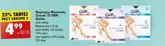 Biedronka Rajstopy Moments Classic 15 DEN Gatta oferta