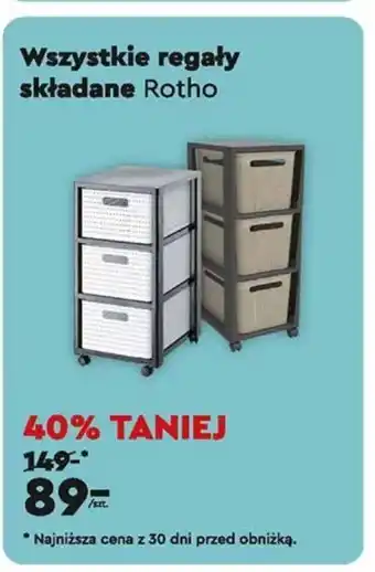 Wszystkie regały składane Rotho