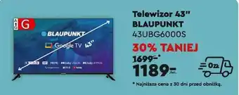 Biedronka Telewizor 43" BLAUPUNKT oferta