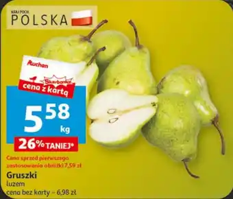 Auchan Gruszki 1 kg oferta