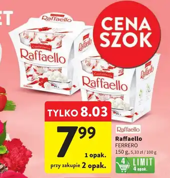 Intermarche Raffaello FERRERO 150 g oferta