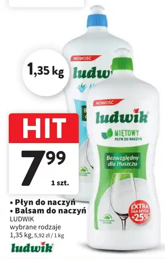 Intermarche Płyn do naczyń / Balsam do naczyń LUDWIK 1,35 kg oferta