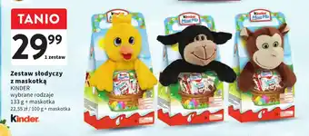 Intermarche Zestaw słodyczy z maskotką KINDER 133 g oferta