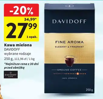 Intermarche Kawa mielona DAVIDOFF 250 g oferta