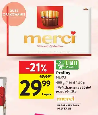 Intermarche Praliny MERCI 400 g oferta