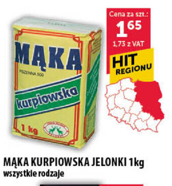 Eurocash Mąka kurpiowska Jelonki 1kg oferta