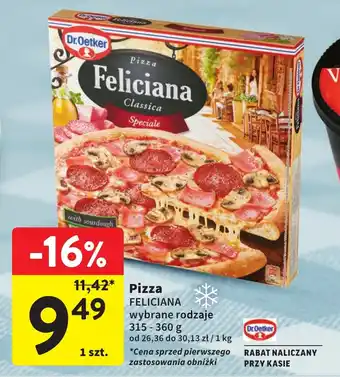 Intermarche Pizza FELICIANA 315-360 g oferta