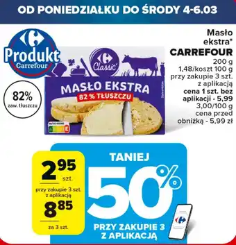 Carrefour Masło Carrefour oferta
