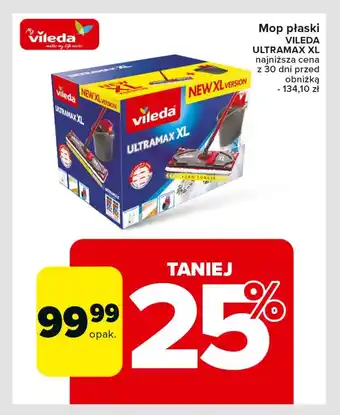 Carrefour Mop płaski Vileda oferta