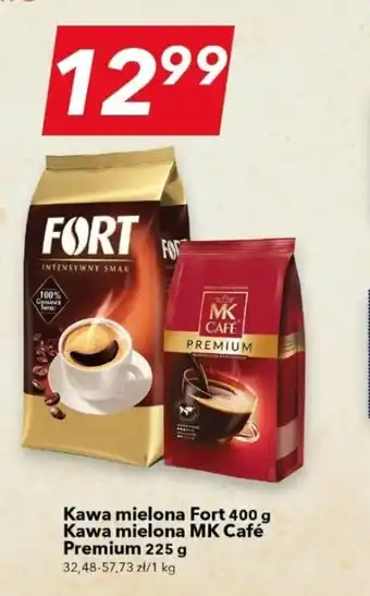 Lewiatan Kawa mielona Fort 400 g Kawa mielona MK Café Premium 225 g oferta
