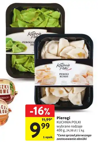 Intermarche Pierogi KUCHNIA POLKI 400 g oferta