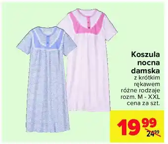 Carrefour Koszula nocna damska m-xxl 1 SZT oferta