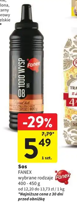 Intermarche Sos FANEX 400-450 g oferta