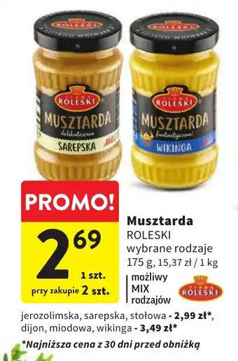 Intermarche Musztarda ROLESKI 175 g oferta