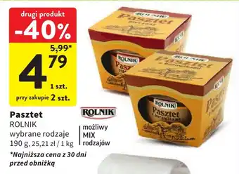 Intermarche Pasztet ROLNIK 190 g oferta