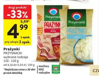 Intermarche Prażynki PRZYSNACKI 110-120 g oferta