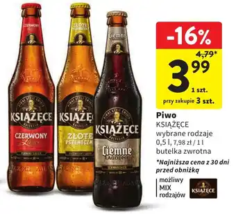 Intermarche Piwo KSIĄŻĘCE 0,5 l oferta
