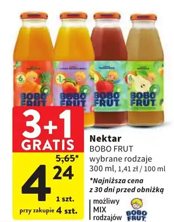 Intermarche Nektar BOBO FRUT 300 ml oferta