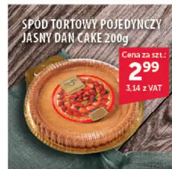 Eurocash Spód tortowy pojedynczy jasny Dan Cake 200g oferta