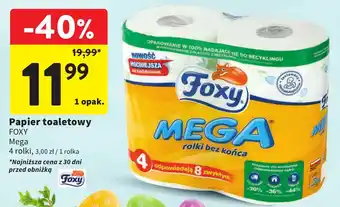 Intermarche Papier toaletowy FOXY 4 rolki oferta