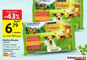 Intermarche Karma dla psa FRISKIES 4x100g oferta