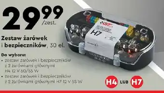 Biedronka Zestaw żarówek i bezpieczników oferta