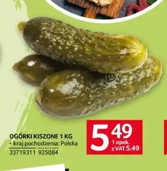 Selgros OGÓRKI KISZONE 1 KG oferta