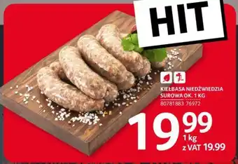Selgros KIEŁBASA NIEDŹWIEDZIA SUROWA OK. 1 KG oferta