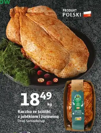 Auchan Kaczka ze ściółki z jabłkiem i żurawiną 1kg oferta