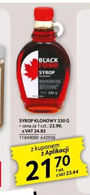 Selgros SYROP KLONOWY 330 G oferta