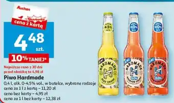 Auchan Piwo Hardmade 0,4l oferta