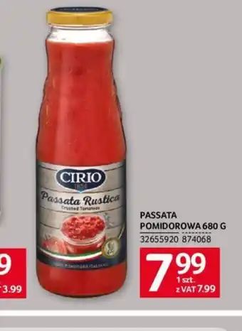 Selgros PASSATA POMIDOROWA 680 G oferta