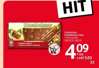 Selgros CZEKOLADA NUSSBEISSER 100 G oferta
