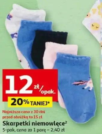 Auchan Skarpetki niemowlęce oferta