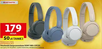Auchan Słuchawki bezprzewodowe SONY WH-CH520 oferta