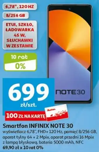 Auchan Smartfon INFINIX NOTE 30 oferta