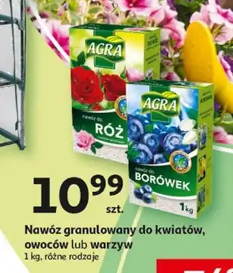 Auchan Nawóz granulowany do kwiatów owoców lub warzyw oferta