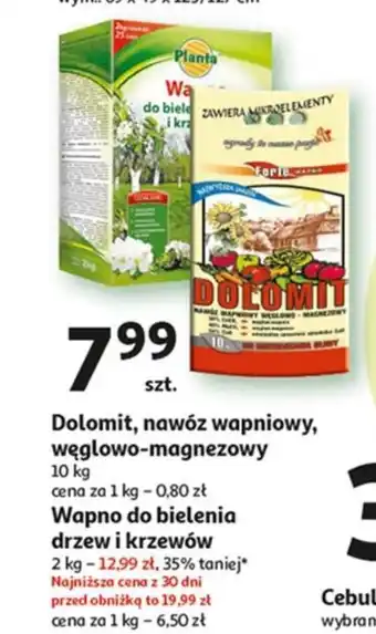 Auchan Dolomit nawóz wapniowy węglowo magnezowy 10kg oferta