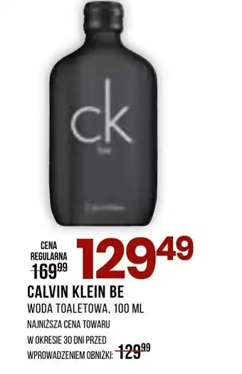 Drogerie Natura CALVIN KLEIN BE WODA TOALETOWA, 100 ML oferta