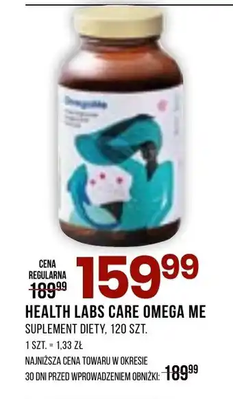 Drogerie Natura HEALTH LABS CARE OMEGA ME SUPLEMENT DIETY, 120 SZT. oferta