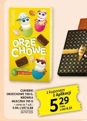 Selgros CUKIERKI ORZECHOWE 150 G, KRÓWKA MLECZNA 195 G oferta