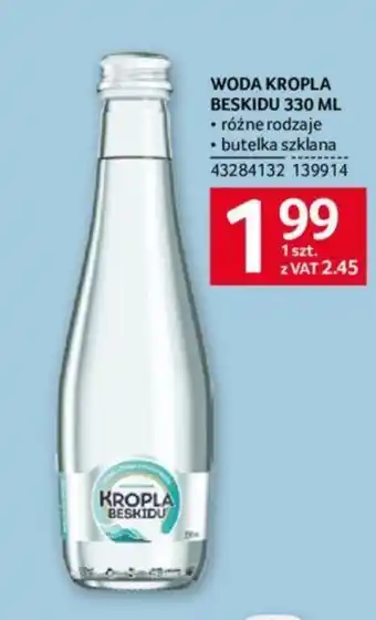 Selgros WODA KROPLA BESKIDU 330 ML oferta