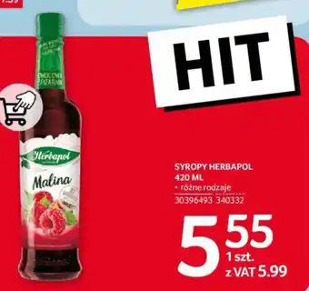 Selgros SYROPY HERBAPOL 420 ML oferta